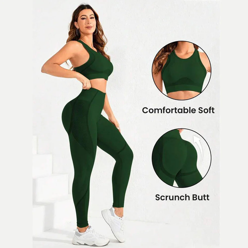 Seamless Yoga Pants Set