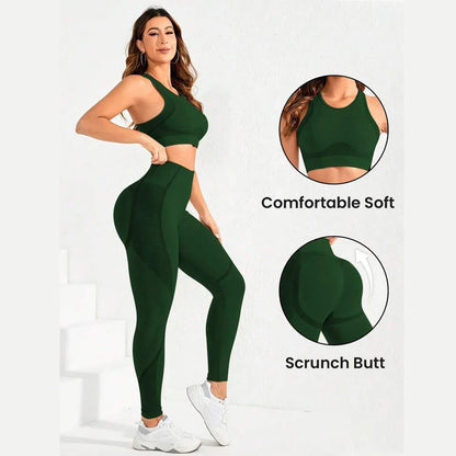Seamless Yoga Pants Set