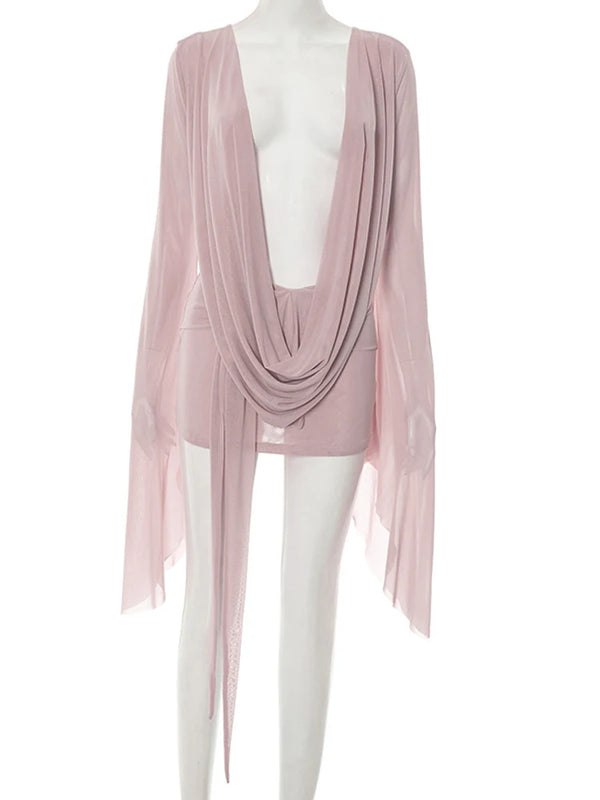 Beyprern-Elegant-Flare-Sleeve-V-Neck-Ruched-Sheer-Mesh-Short-Dress-Pink-Holiday-Outfits-Beach-Cover.jpg