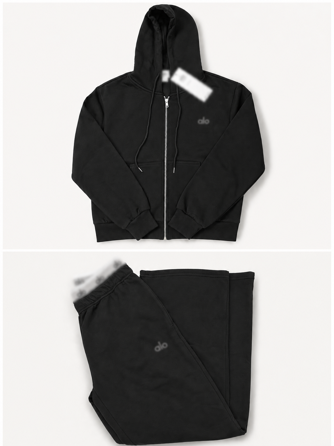 Sweat Pants and Zipper Hoodie Set