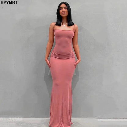 Long Spaghetti Strap Dress