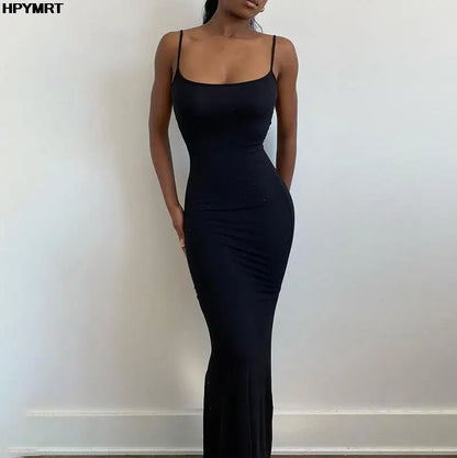 Long Spaghetti Strap Dress