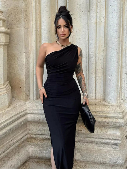 One Shoulder Strap Dress