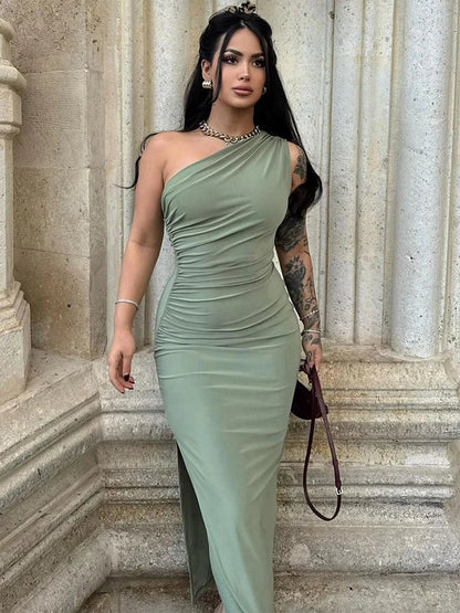 One Shoulder Strap Dress