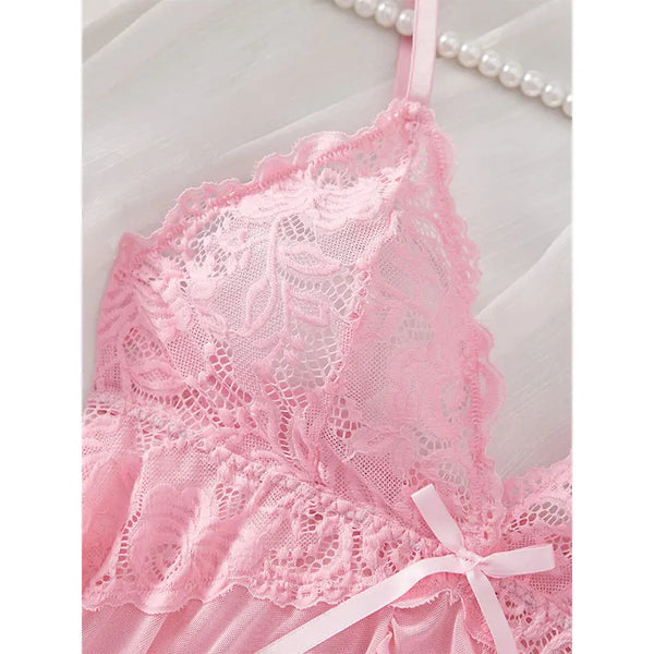 Elegant Lace Sleepwear Set