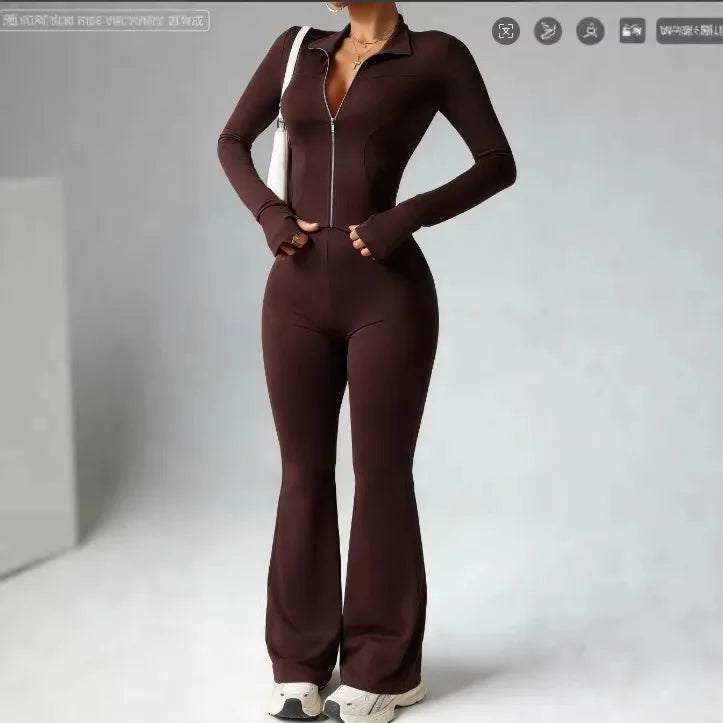 Women's Zipper Yoga Set